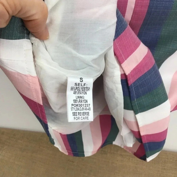 Adeline Clothing Pastel Persuasion Striped Dress NWT - Picture 10 of 11